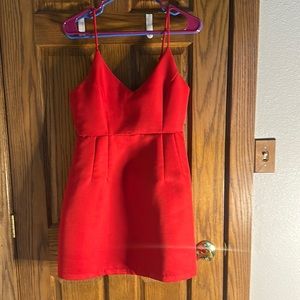 Lulu’s Red Skater Dress